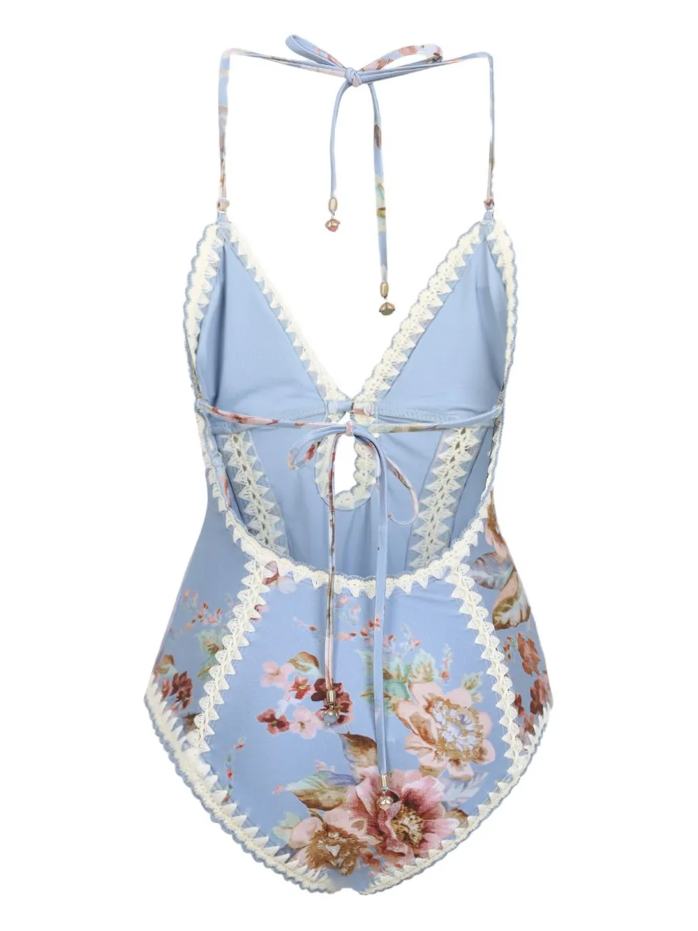 ZIMMERMANN CHAMBRAY CROCHET ONE-PIECE SWIMSUIT sold by Lord & Taylor product image thumbnail 3