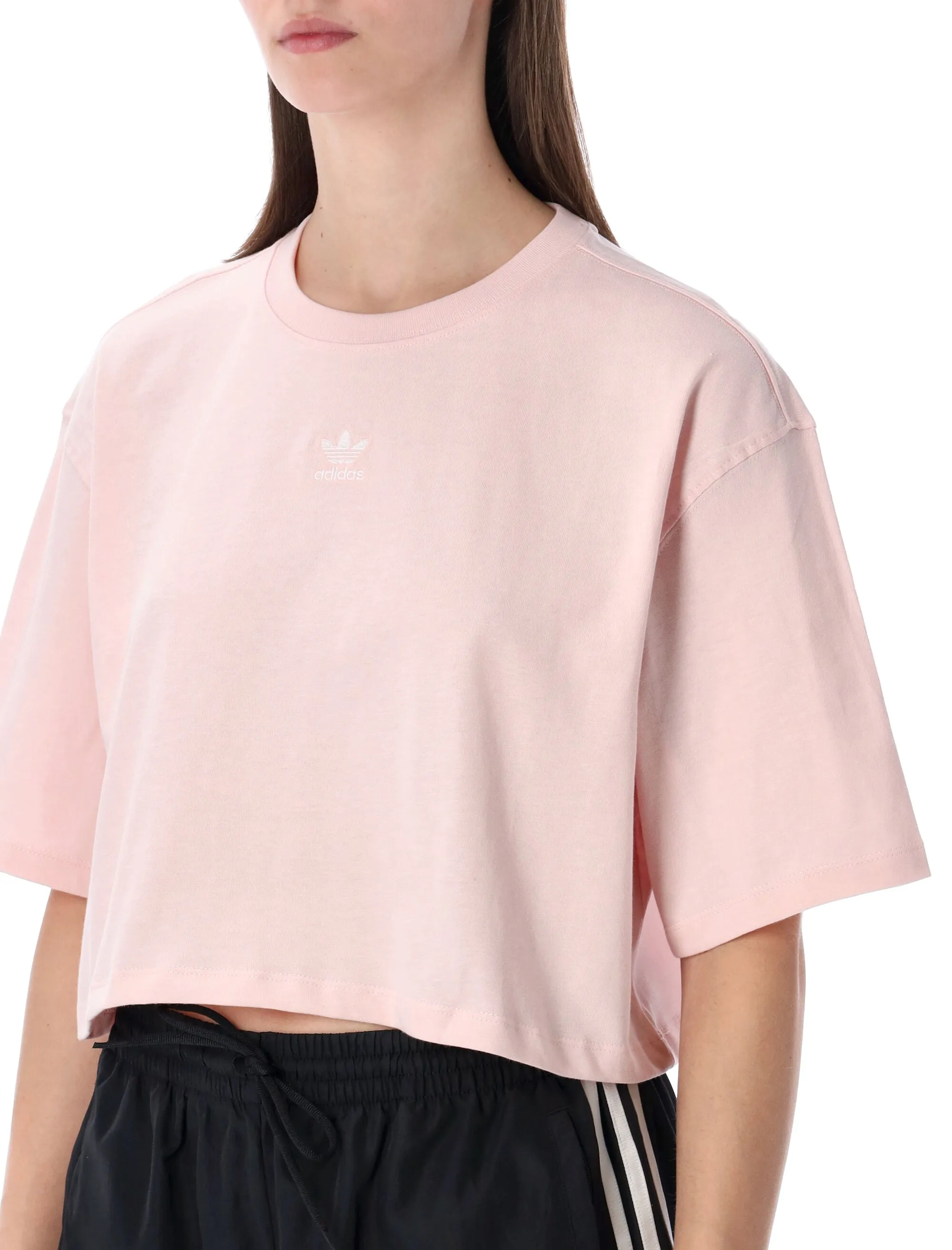 ADIDAS ORIGINALS ESSENTIAL CROP T-SHIRT sold by Lord & Taylor product image thumbnail 3