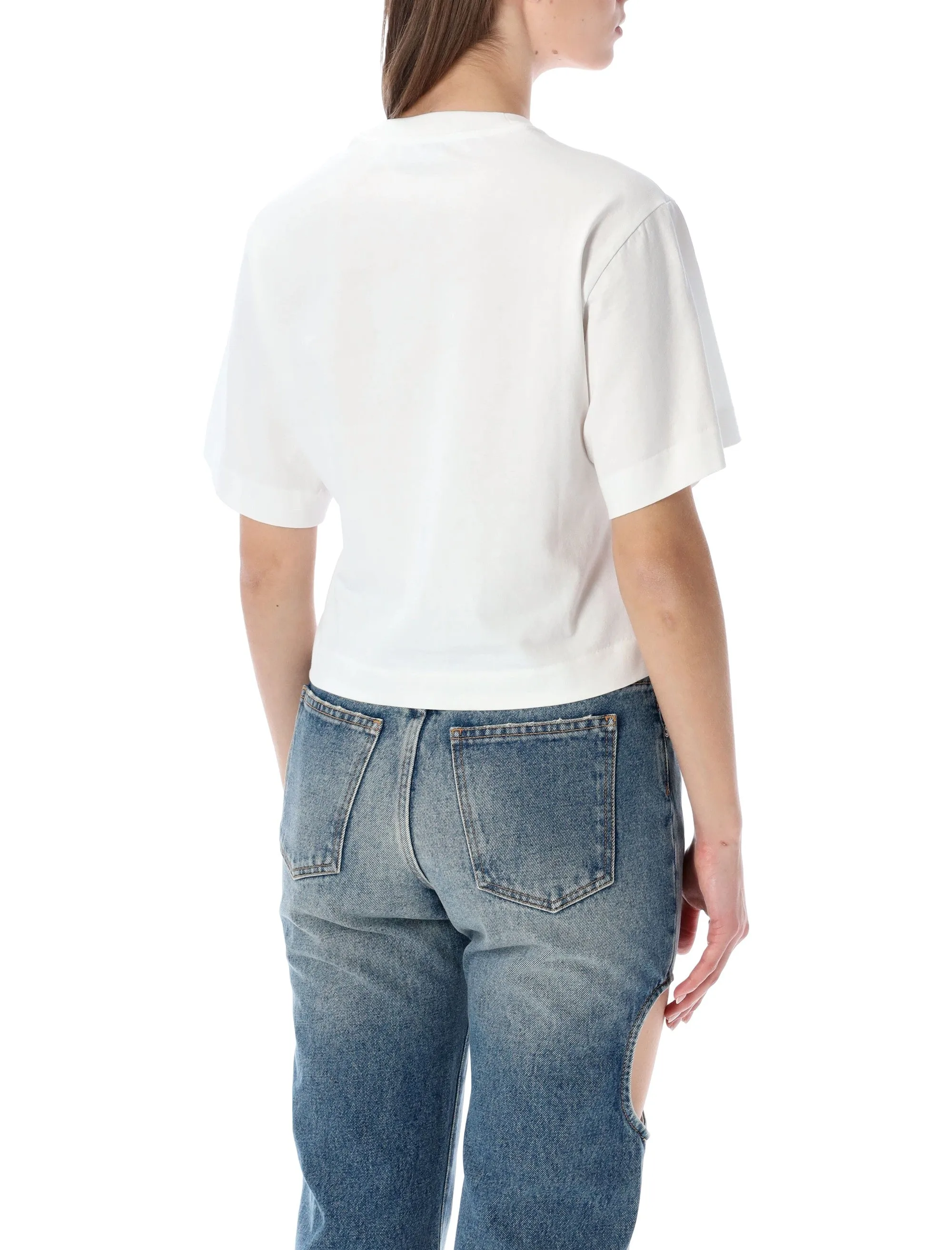 OFF-WHITE FLOWER CROPPED T-SHIRT sold by Lord & Taylor product image thumbnail 2