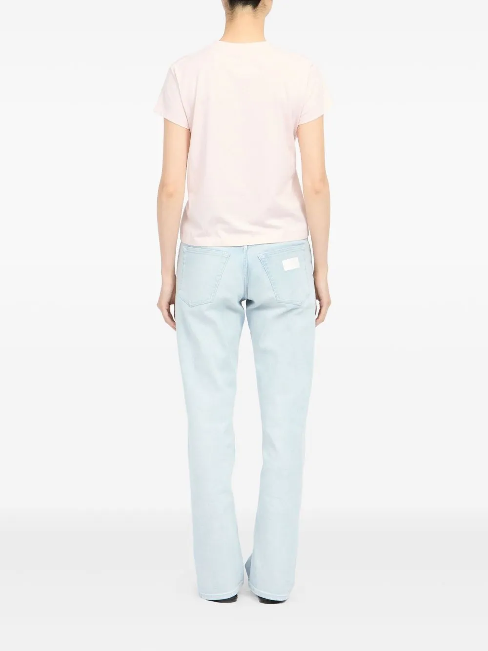 MM6 MAISON MARGIELA PINK NUMERIC COTTON T-SHIRT sold by Lord & Taylor product image thumbnail 5