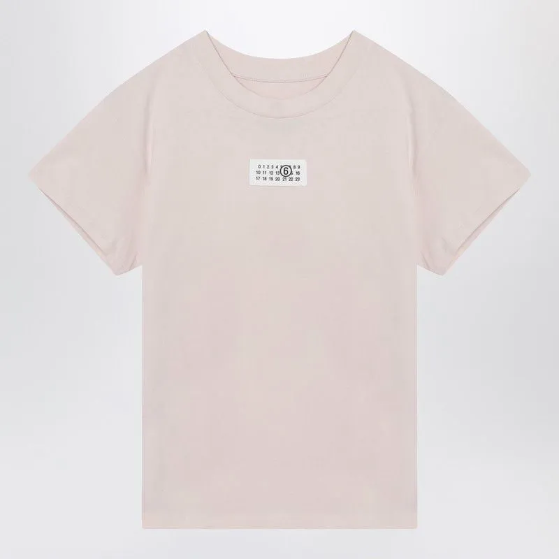 MM6 MAISON MARGIELA PINK NUMERIC COTTON T-SHIRT sold by Lord & Taylor