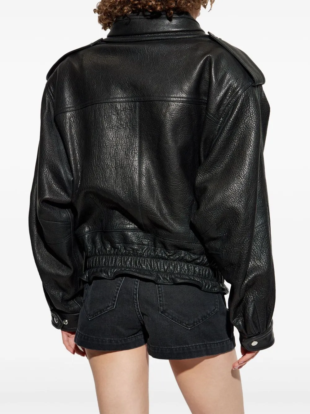 ISABEL MARANT ANELI LAMBSKIN LEATHER JACKET sold by Lord & Taylor product image thumbnail 4
