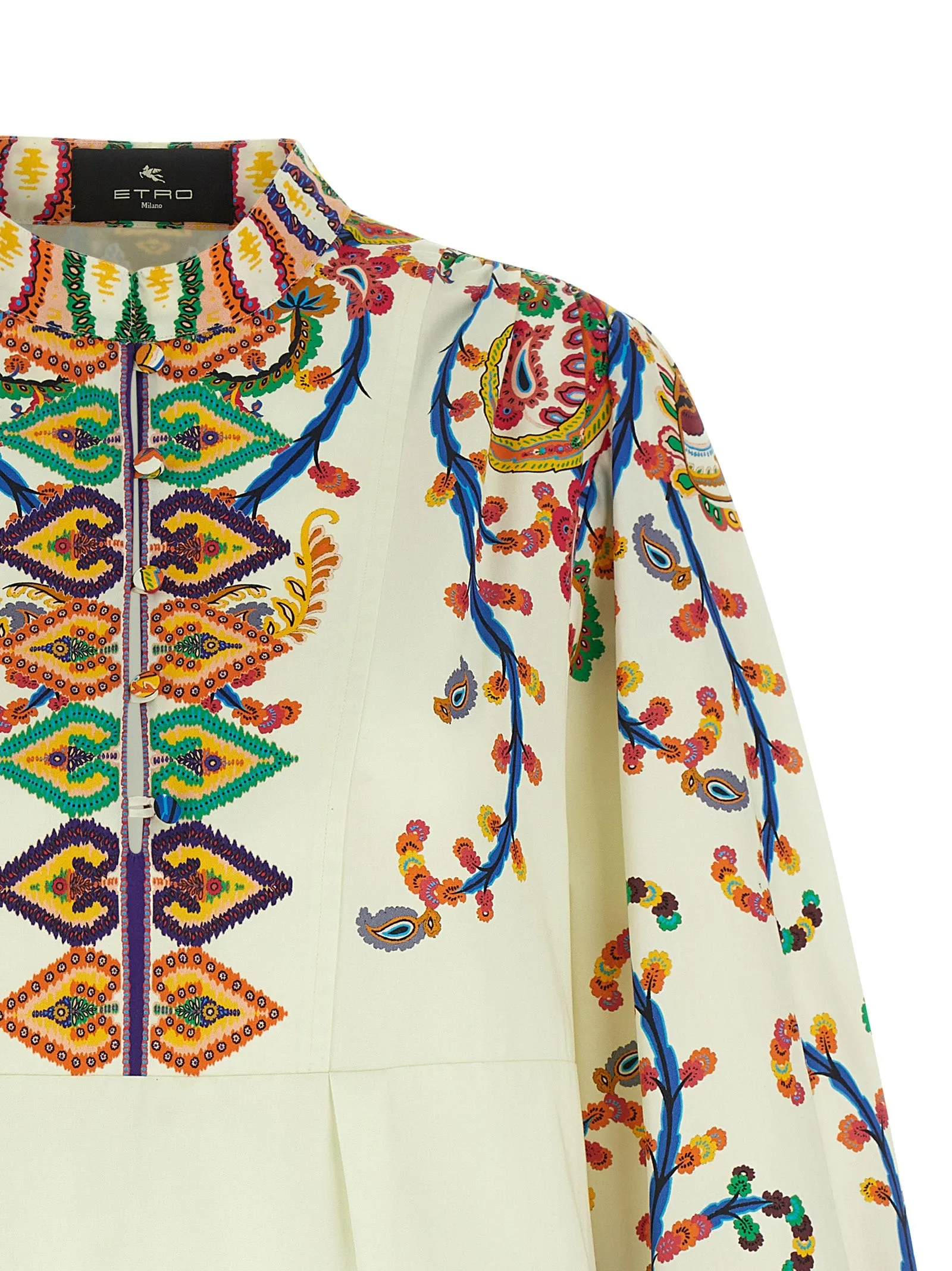 Printed poplin dress sold by Lord & Taylor product image thumbnail 3