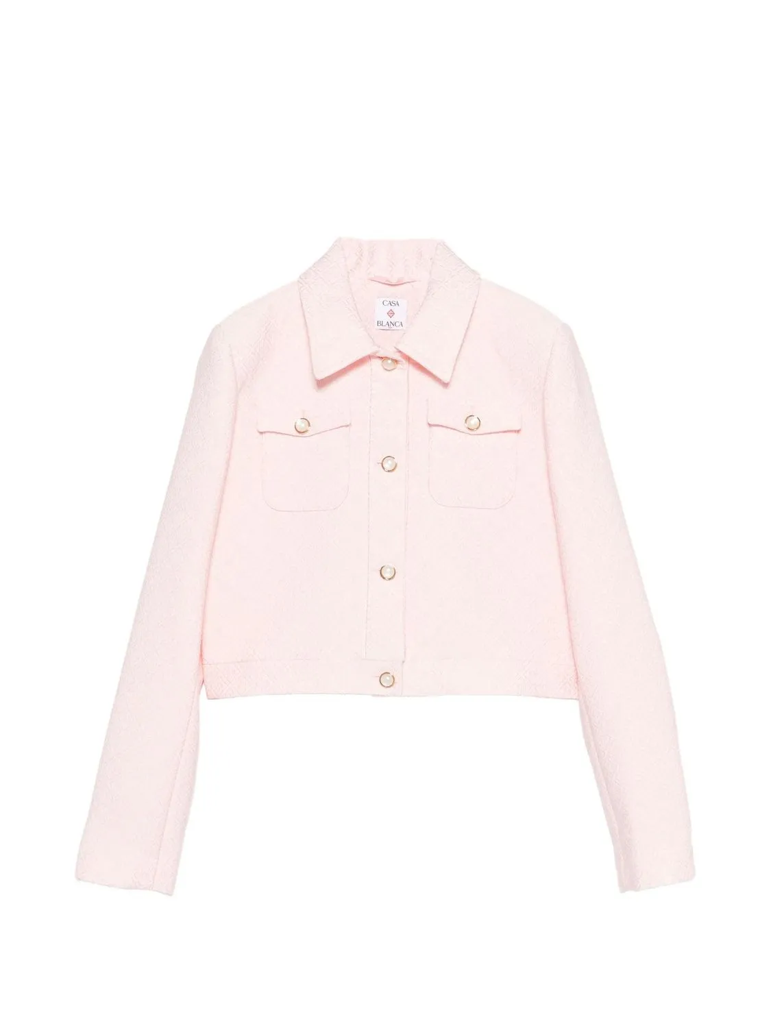 CASABLANCA BUTTON-UP CROPPED JACKET sold by Lord & Taylor
