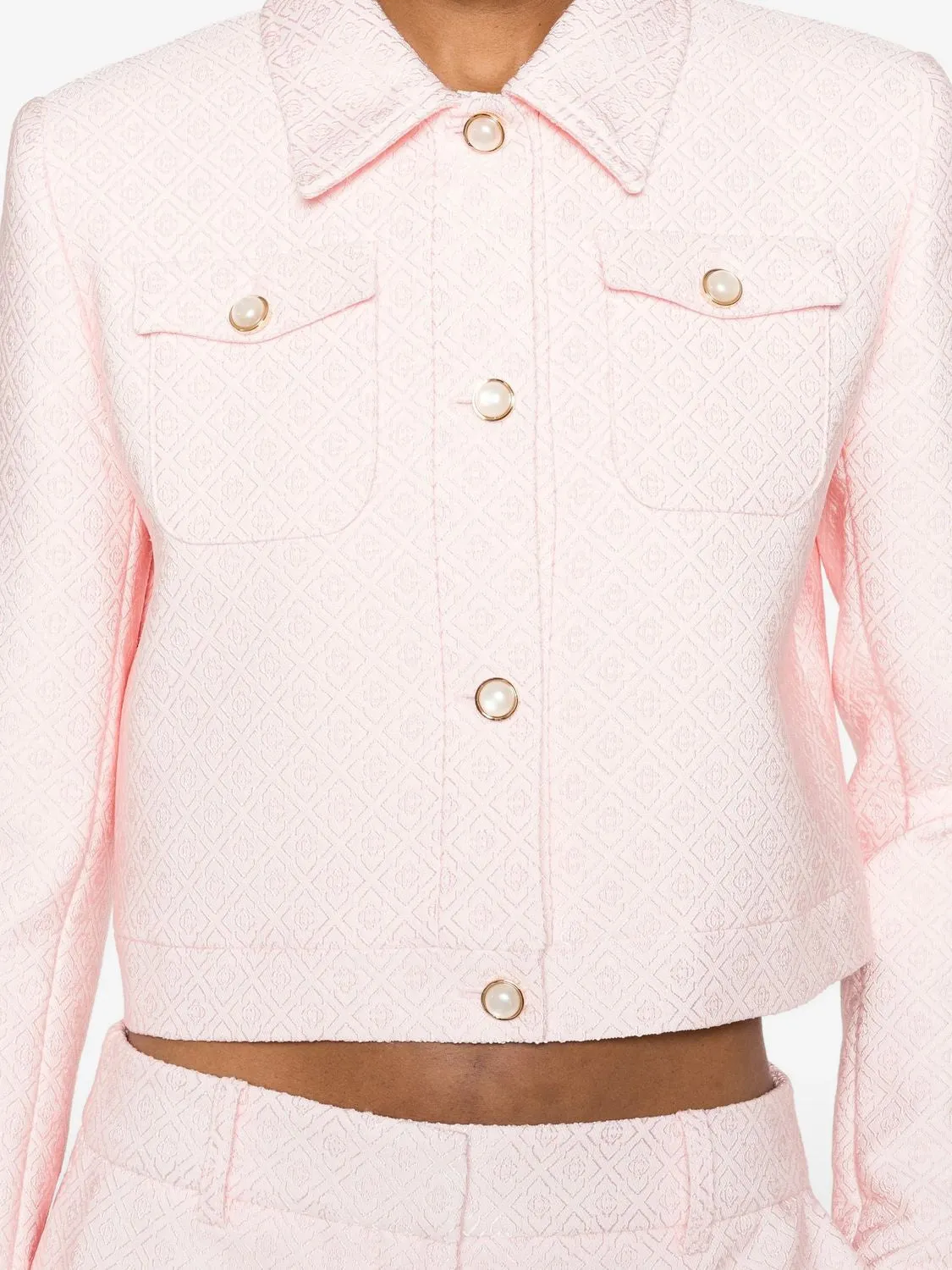 CASABLANCA BUTTON-UP CROPPED JACKET sold by Lord & Taylor product image thumbnail 2