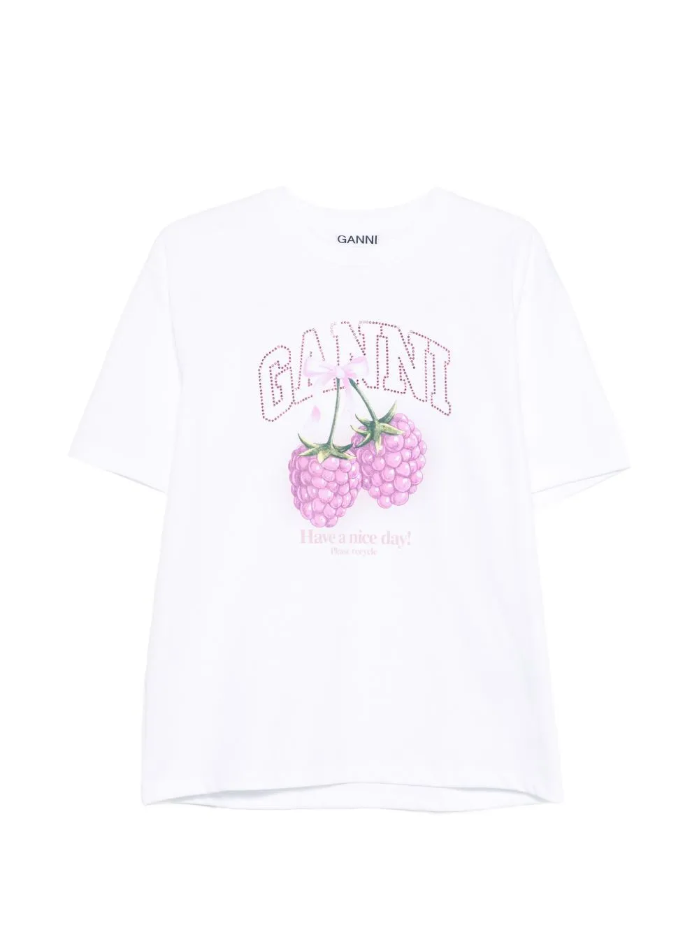 RASPBERRY COTTON T-SHIRT sold by Lord & Taylor