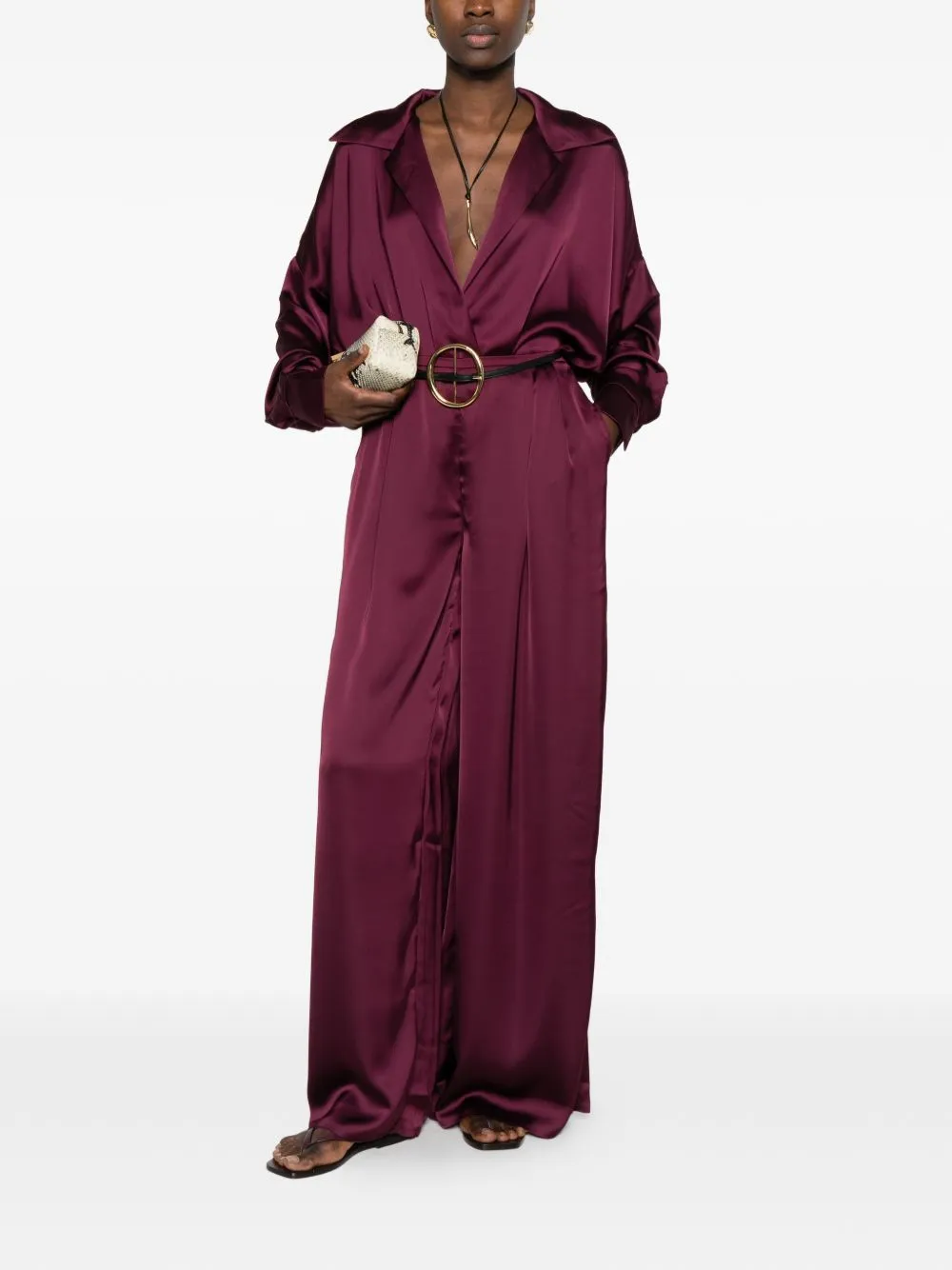 OVERSIZED SHIRT BODYSUIT sold by Lord & Taylor product image thumbnail 4