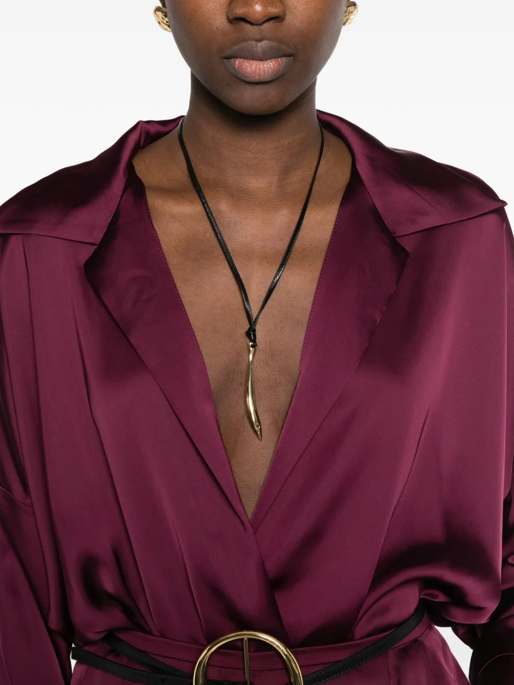 OVERSIZED SHIRT BODYSUIT sold by Lord & Taylor product image thumbnail 5