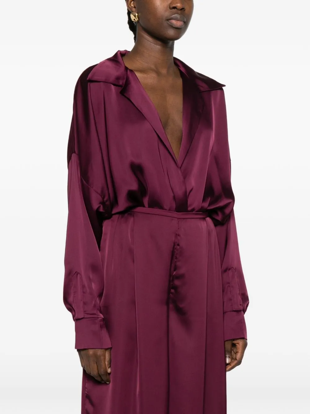 OVERSIZED SHIRT BODYSUIT sold by Lord & Taylor product image thumbnail 3