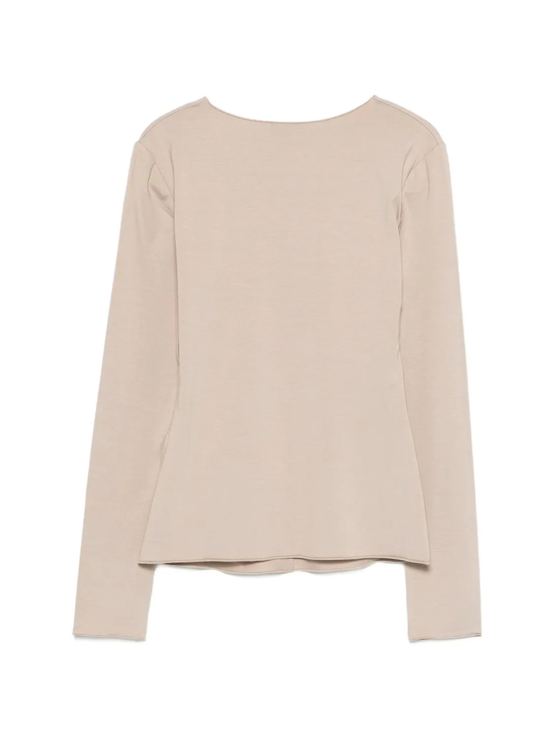 EMPORIO ARMANI GATHERED-EFFECT V-NECK T-SHIRT sold by Lord & Taylor product image thumbnail 2