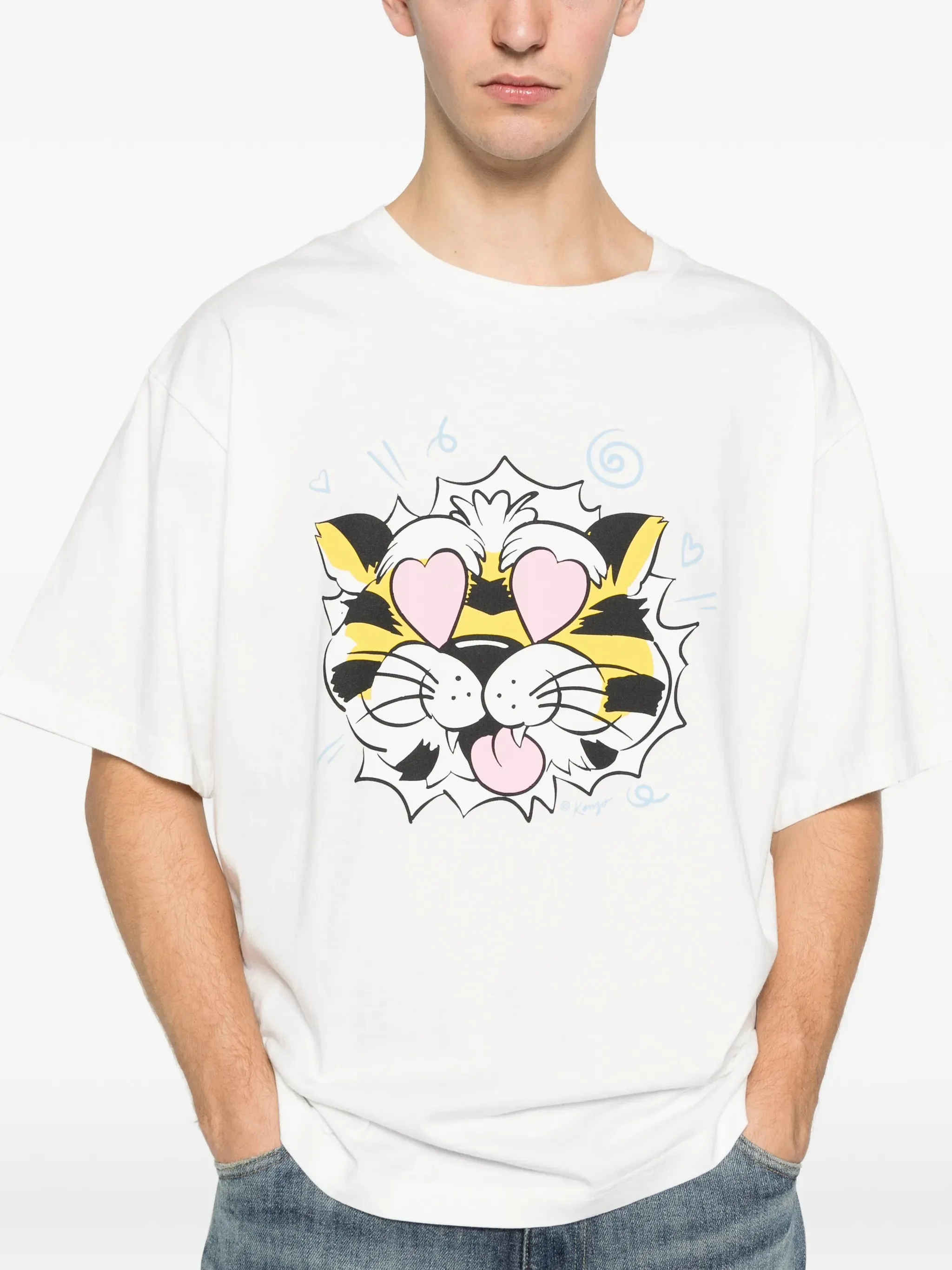 KENZO TIGER-PRINT T-SHIRT sold by Lord & Taylor product image thumbnail 5