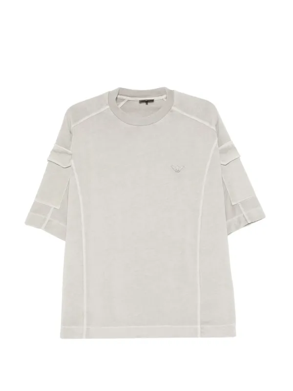 EMPORIO ARMANI CREW-NECK LOGO-EMBROIDERY T-SHIRT made by Emporio Armani