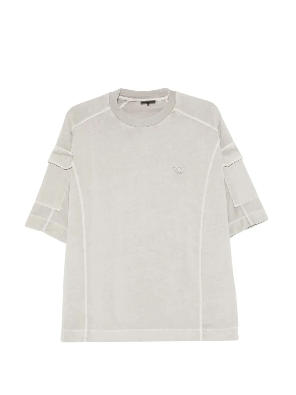 EMPORIO ARMANI CREW-NECK LOGO-EMBROIDERY T-SHIRT sold by Lord & Taylor