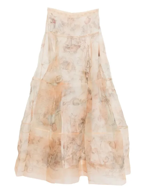 ZIMMERMANN REBELLION LANTERN MAXI SKIRT sold by Lord & Taylor