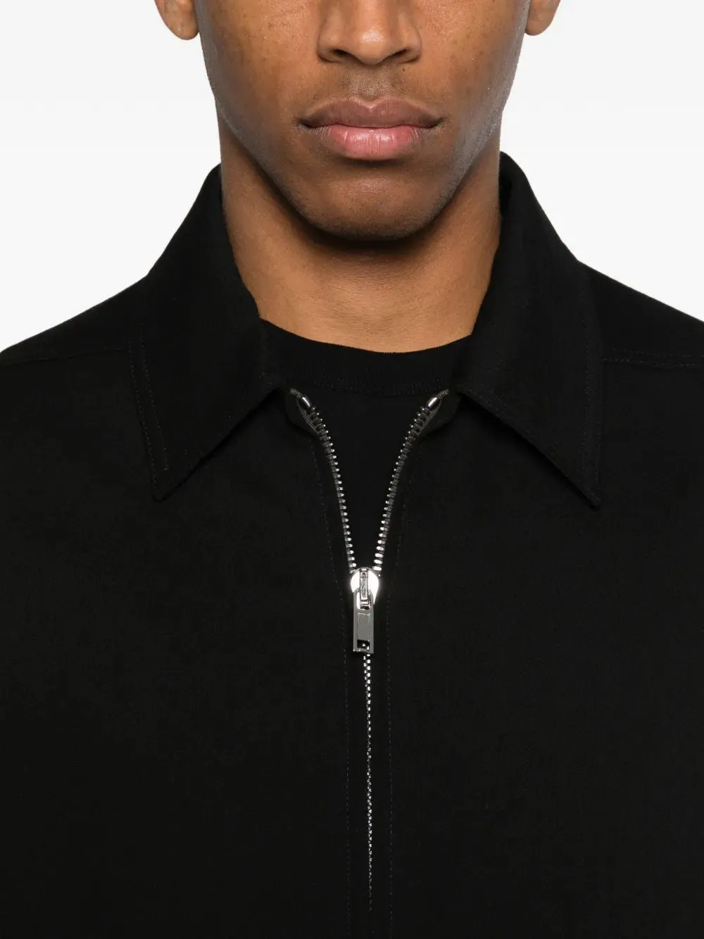 RICK OWENS LONG-SLEEVE POINTED-COLLAR BOMBER JACKET sold by Lord & Taylor product image thumbnail 2