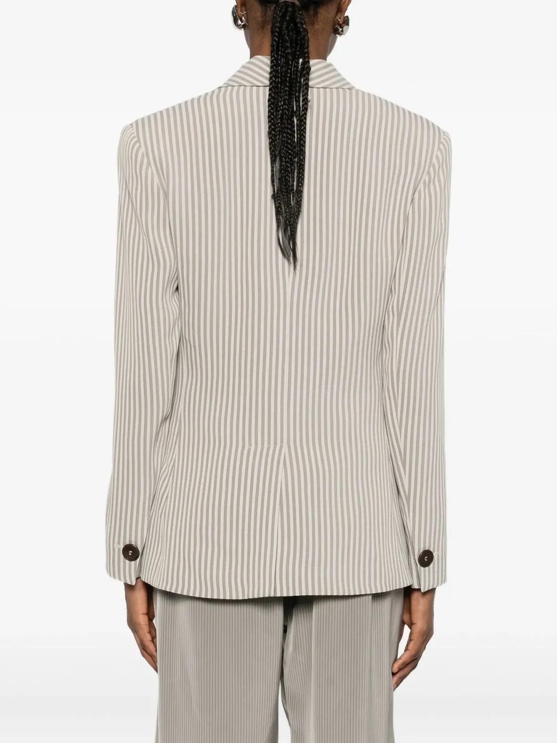 EMPORIO ARMANI STRIPED-PATTERN BUTTON BLAZER sold by Lord & Taylor product image thumbnail 2