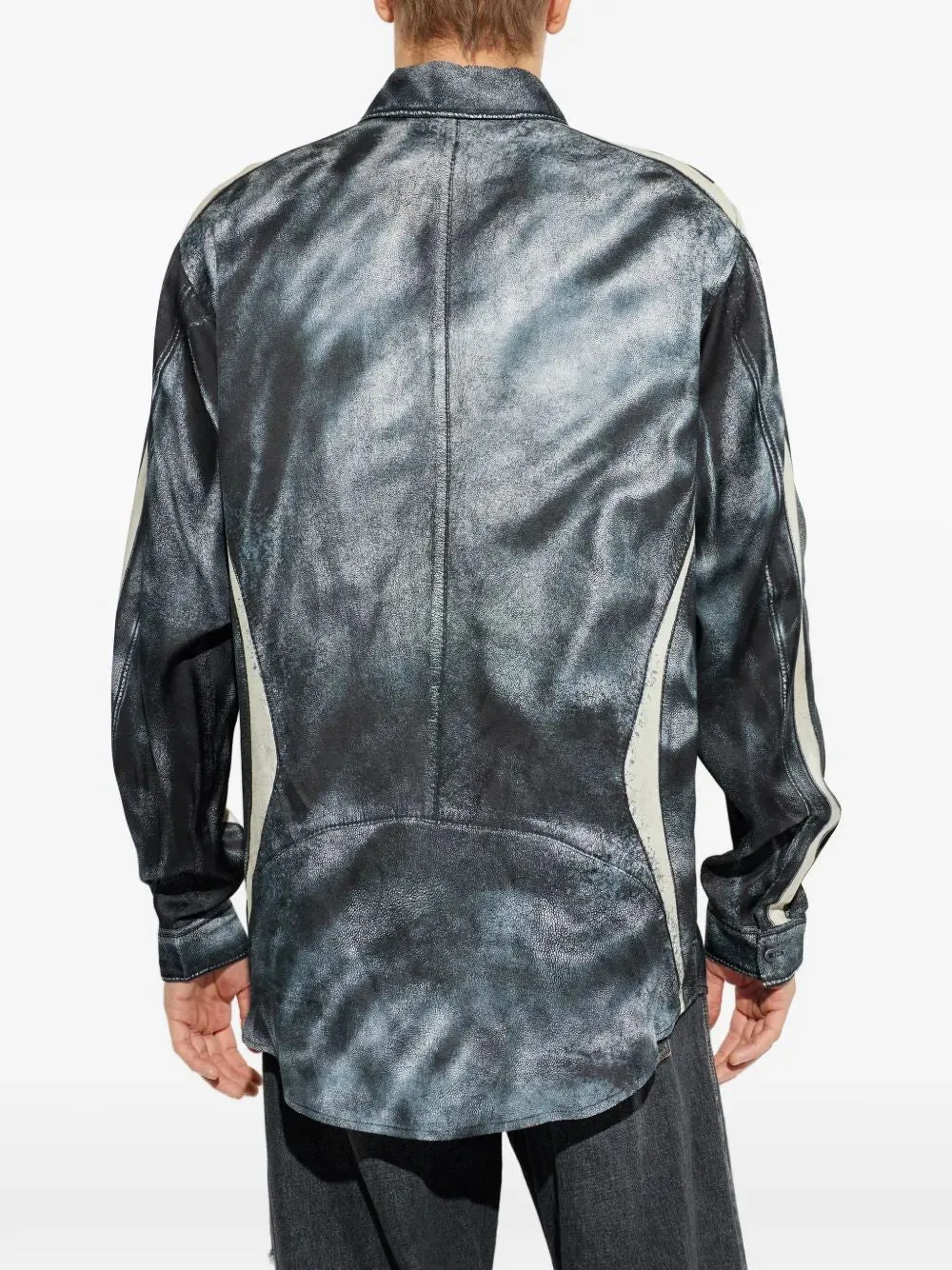 DIESEL ZIP-FASTENING PRINTED SHIRT sold by Lord & Taylor product image thumbnail 2