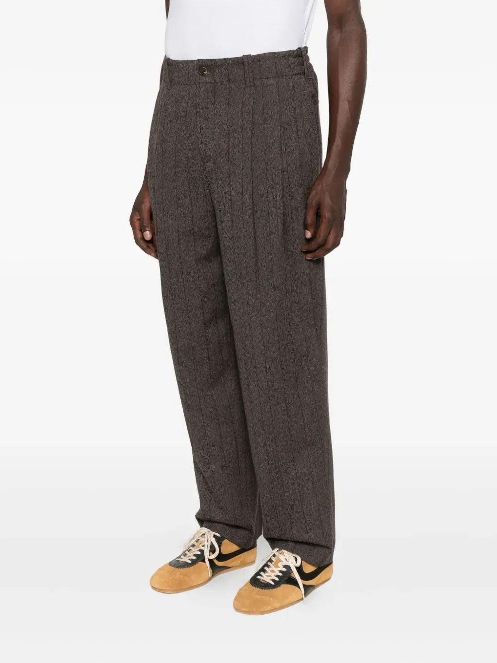 GOLDEN GOOSE PINSTRIPE-PATTERN WOOL TROUSERS sold by Lord & Taylor product image thumbnail 2