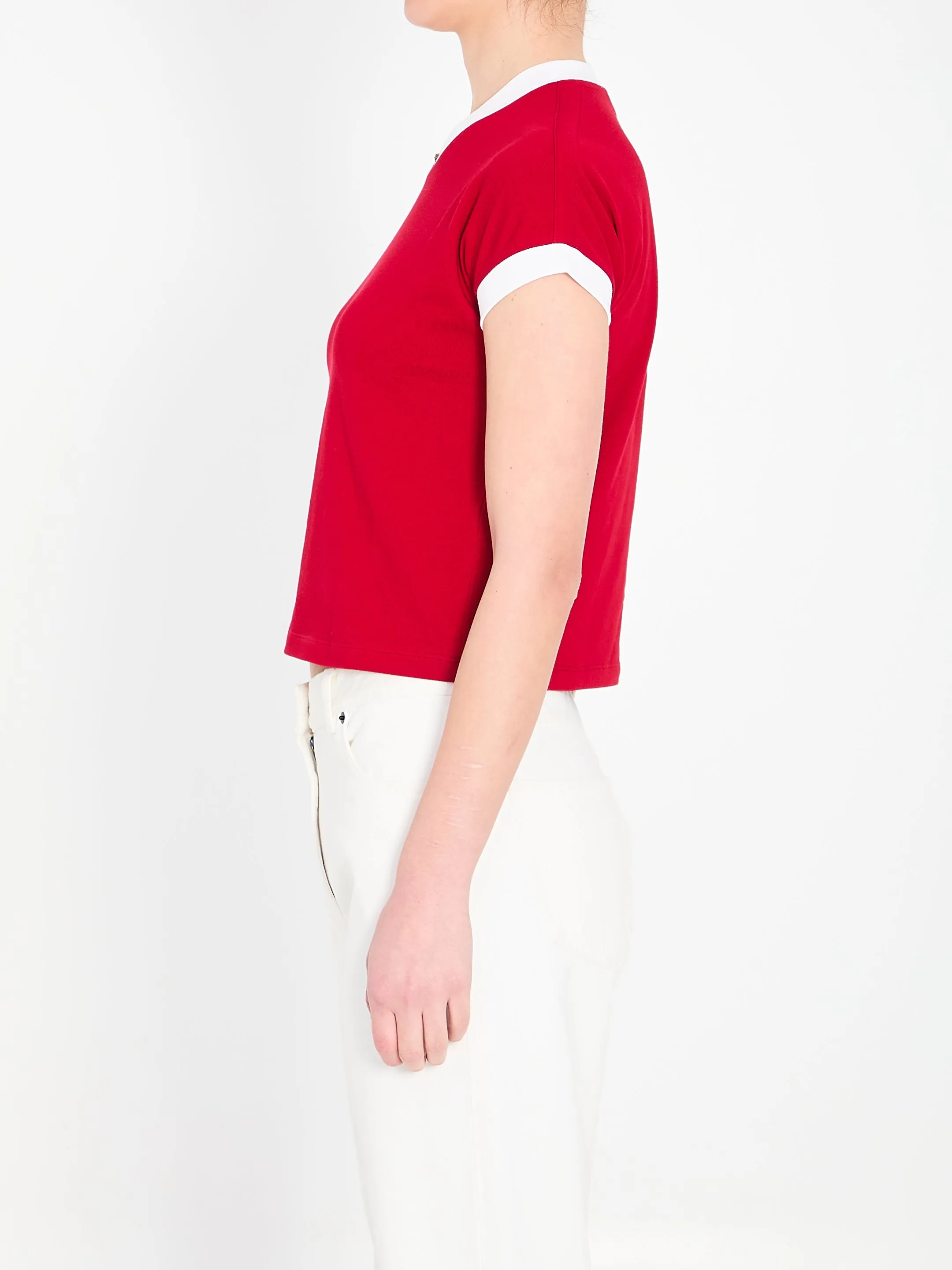 Vintage stretch cotton T-shirt sold by Lord & Taylor product image thumbnail 3