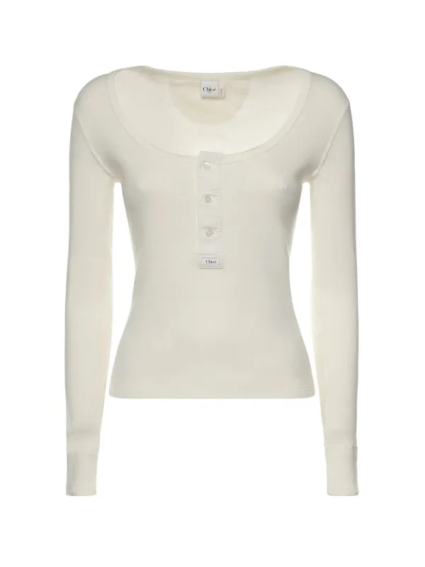 Long-sleeve top made by Chloe