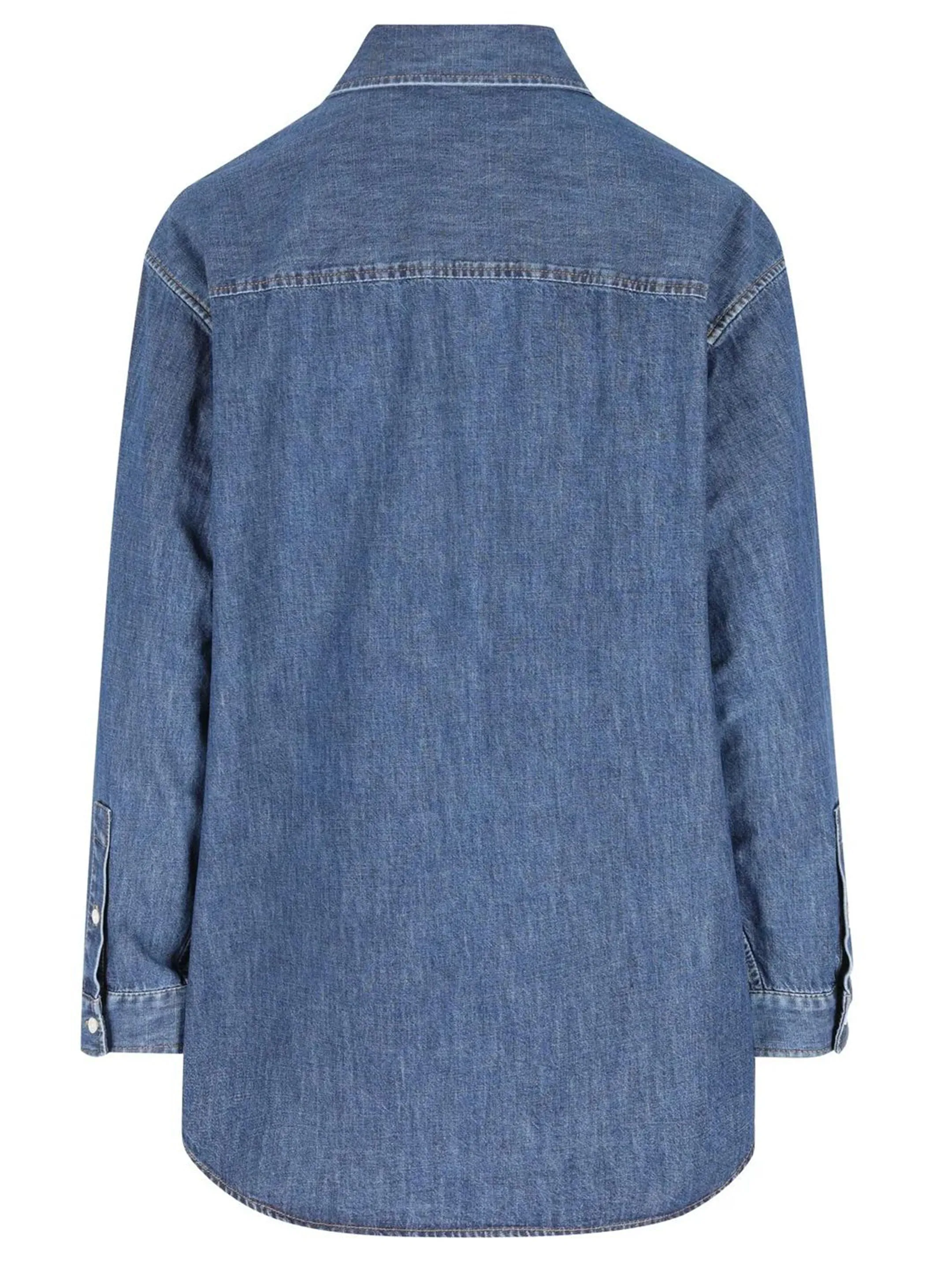 Denim shirt sold by Lord & Taylor product image thumbnail 2