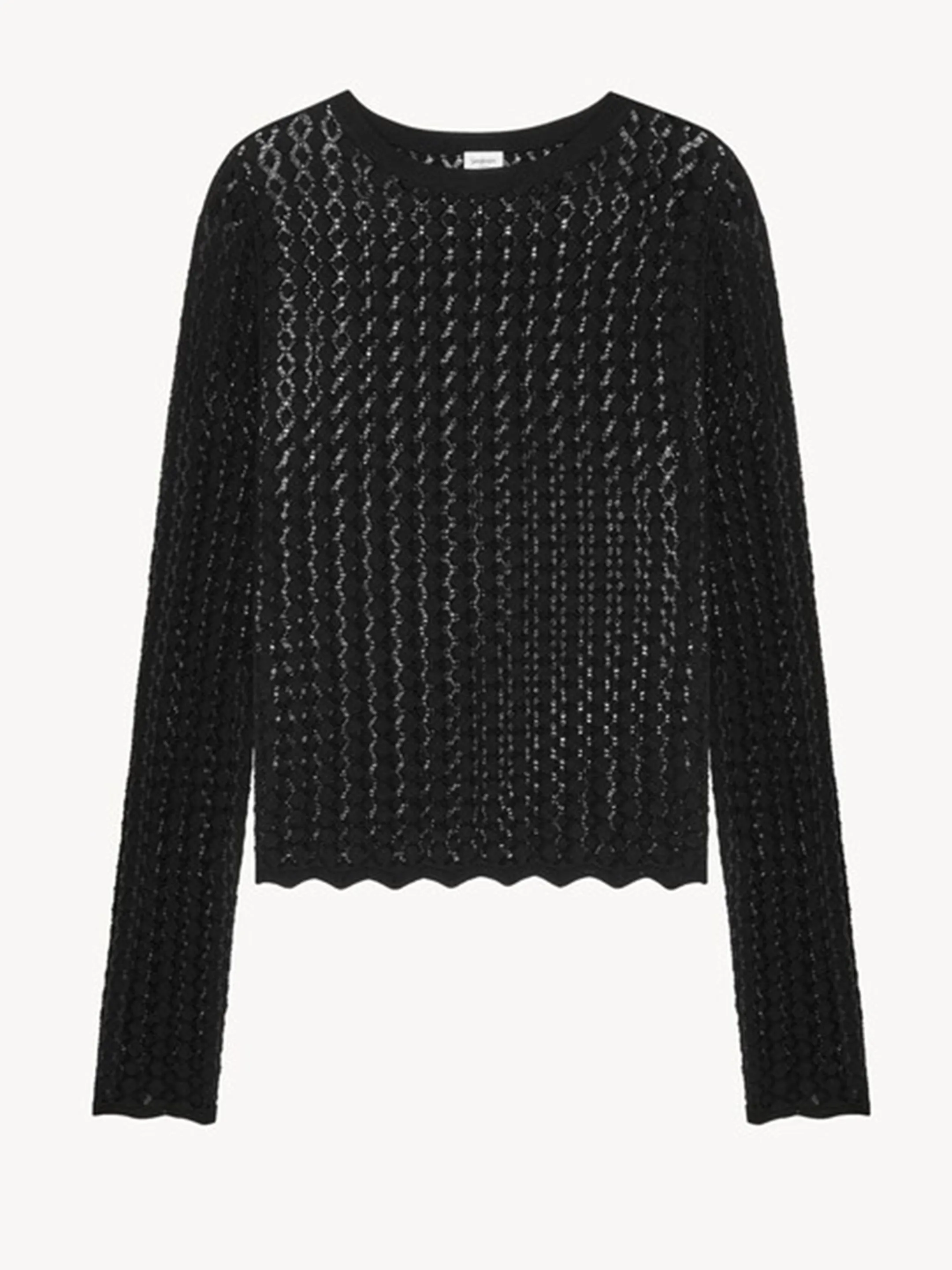 Black viscose top. sold by Lord & Taylor