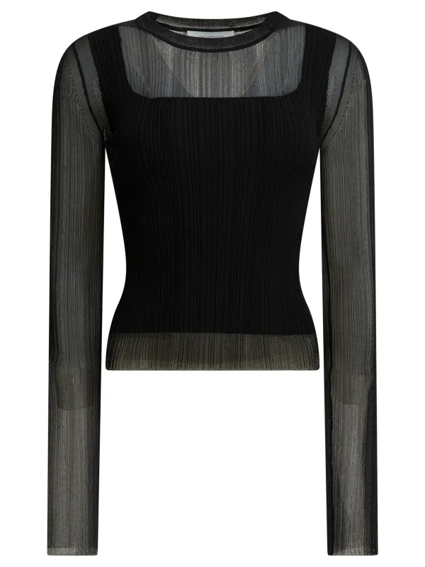 Viscose crewneck T-shirt made by Lord & Taylor