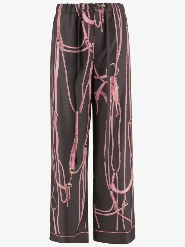 Silk pants made by Gucci