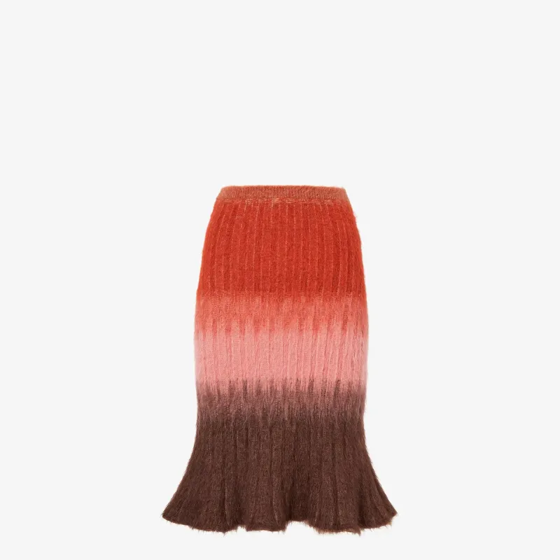 Mohair wool skirt made by Fendi