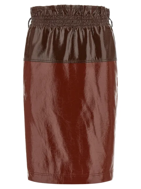 'Paper-Bag' skirt made by Yves Saint Laurent