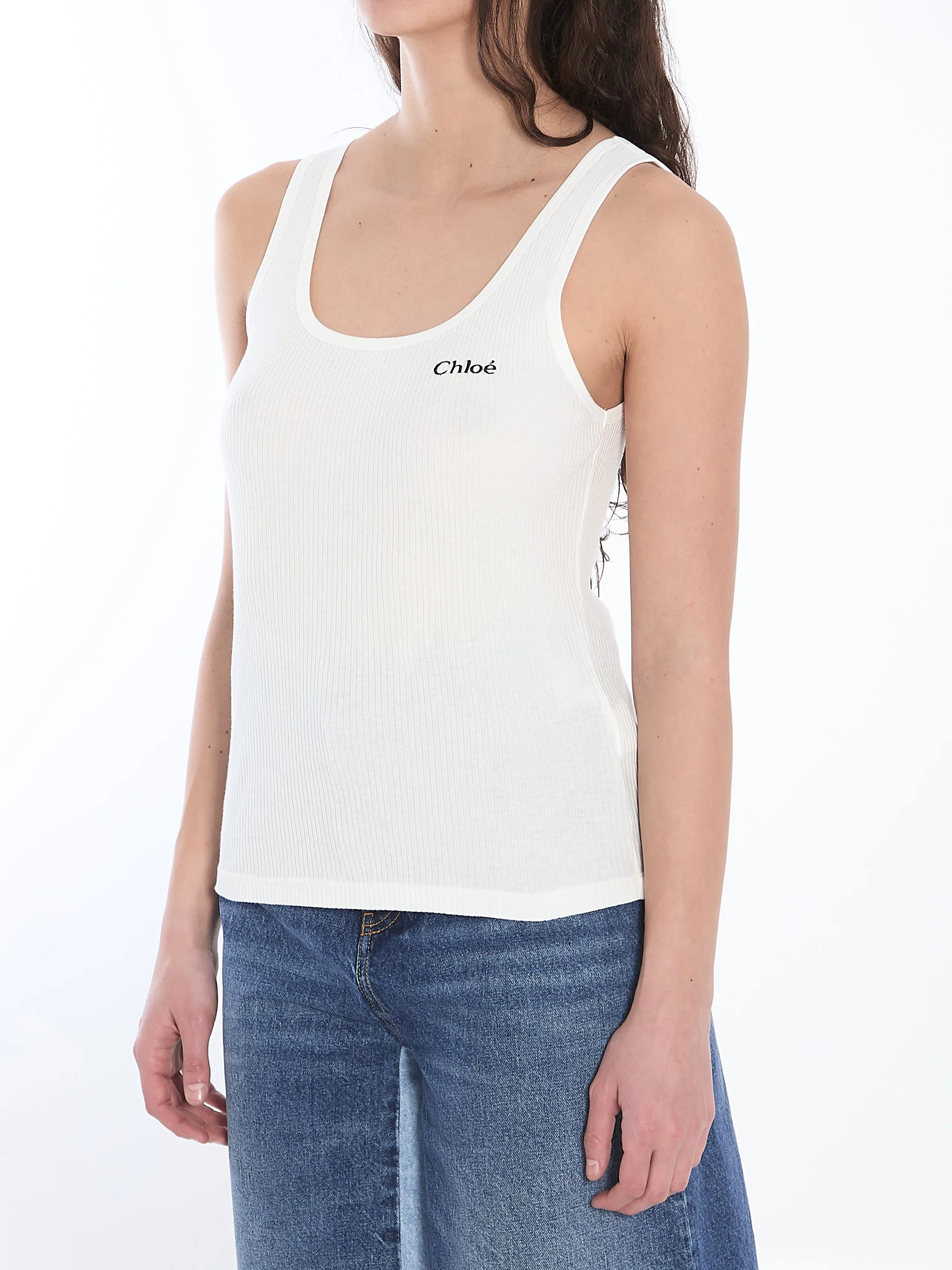 Tank top with logo sold by Lord & Taylor product image thumbnail 2