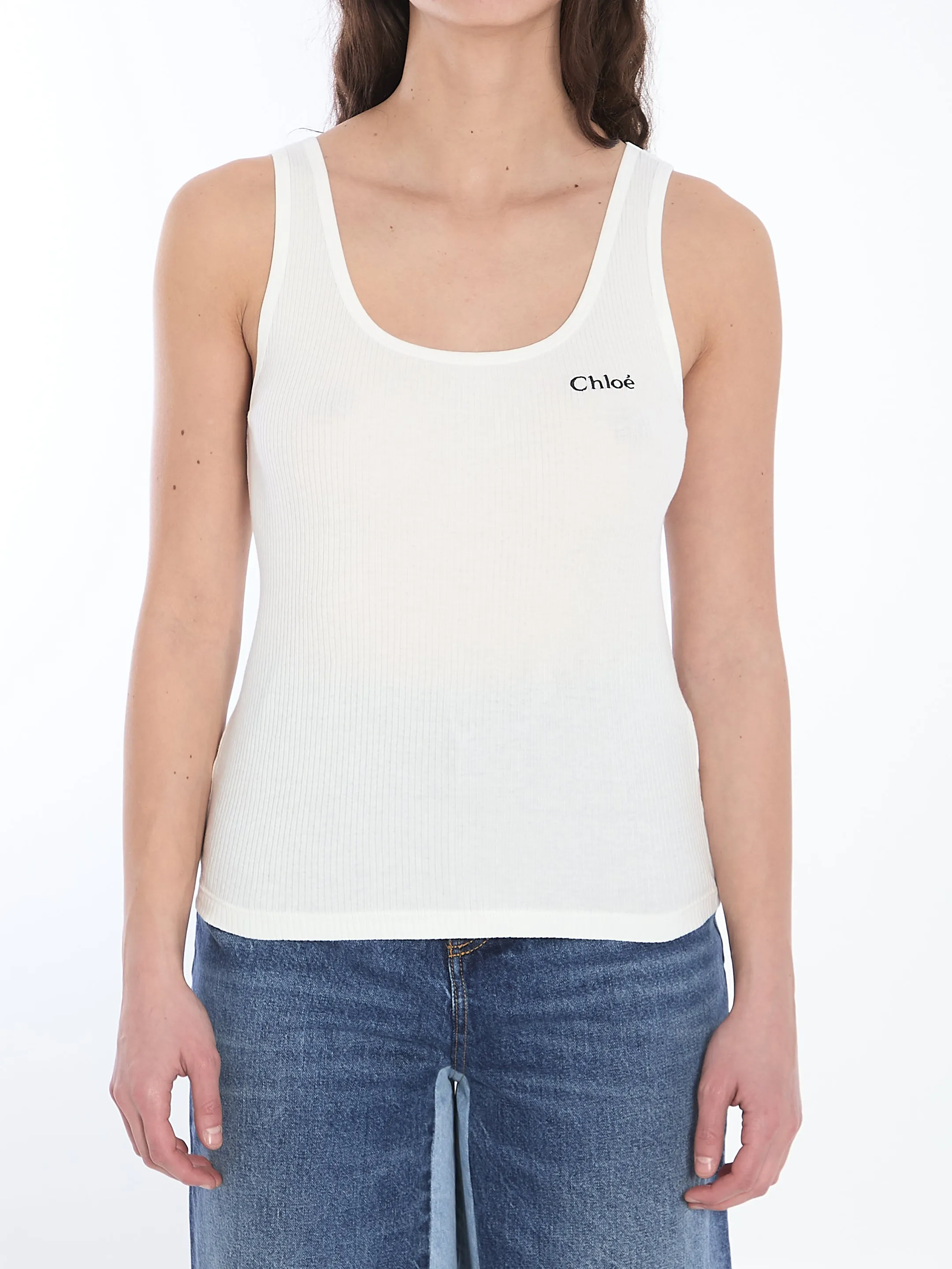 Tank top with logo sold by Lord & Taylor