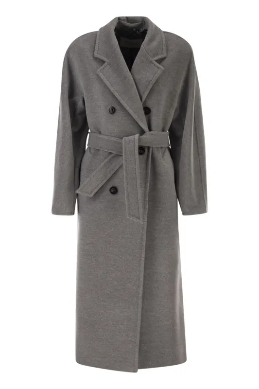 GREY MADAME VIRGIN WOOL COAT sold by Lord & Taylor