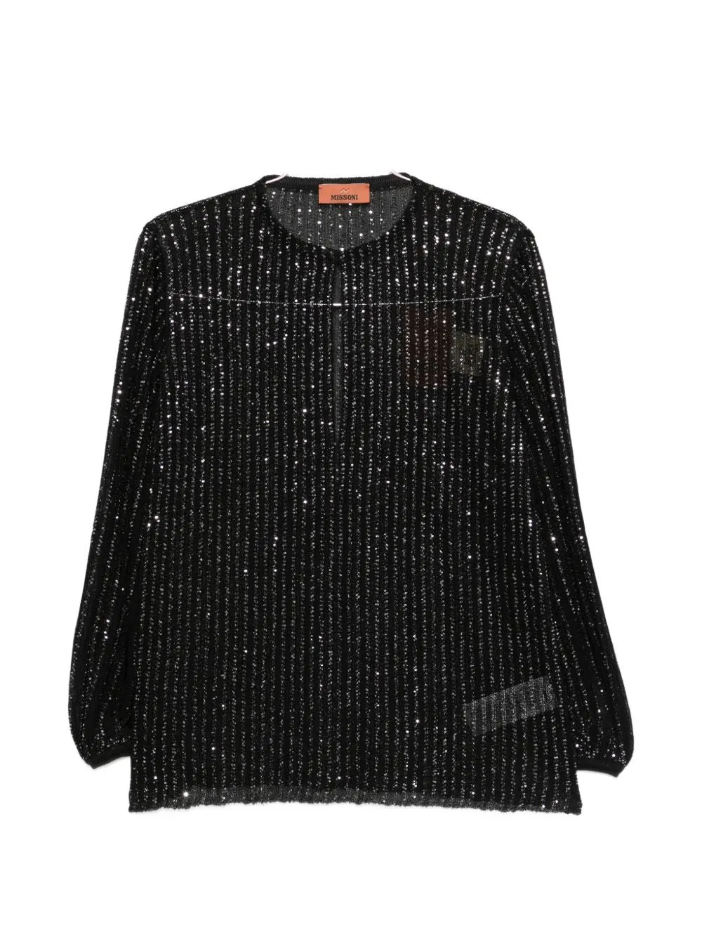 BLACK VISCOSE METALLIC SHIRT sold by Lord & Taylor