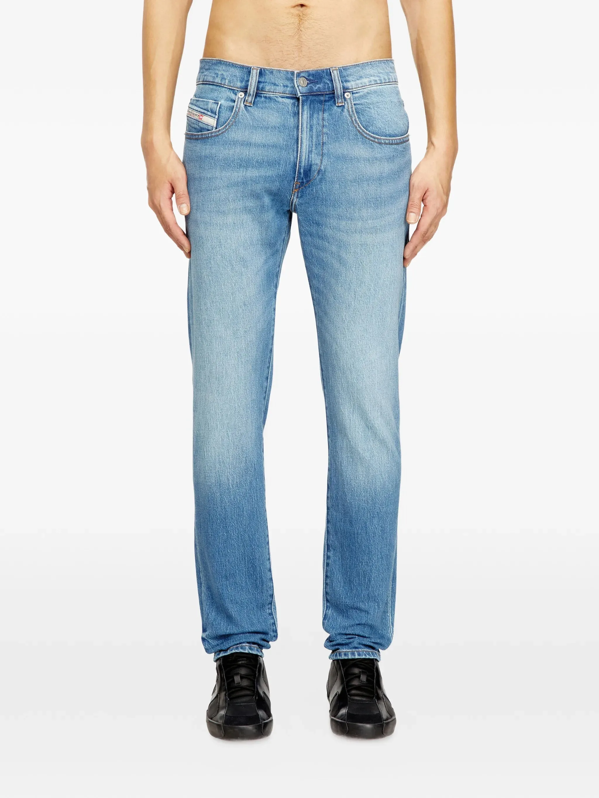 BLUE COTTON ELASTANE SKINNY JEANS sold by Lord & Taylor product image thumbnail 3