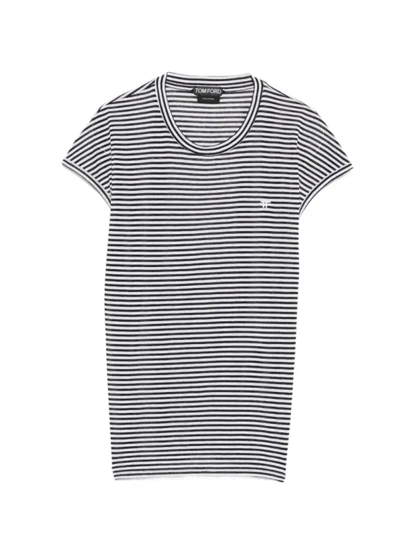 STRIPED VISCOSE T-SHIRT sold by Lord & Taylor