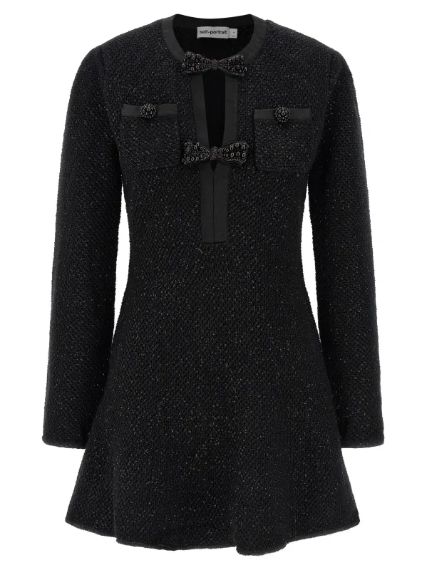 'Black Sequin Knit Mini' dress sold by Lord & Taylor