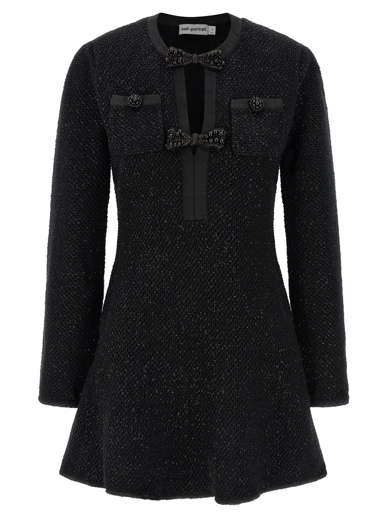 'Black Sequin Knit Mini' dress sold by Lord & Taylor