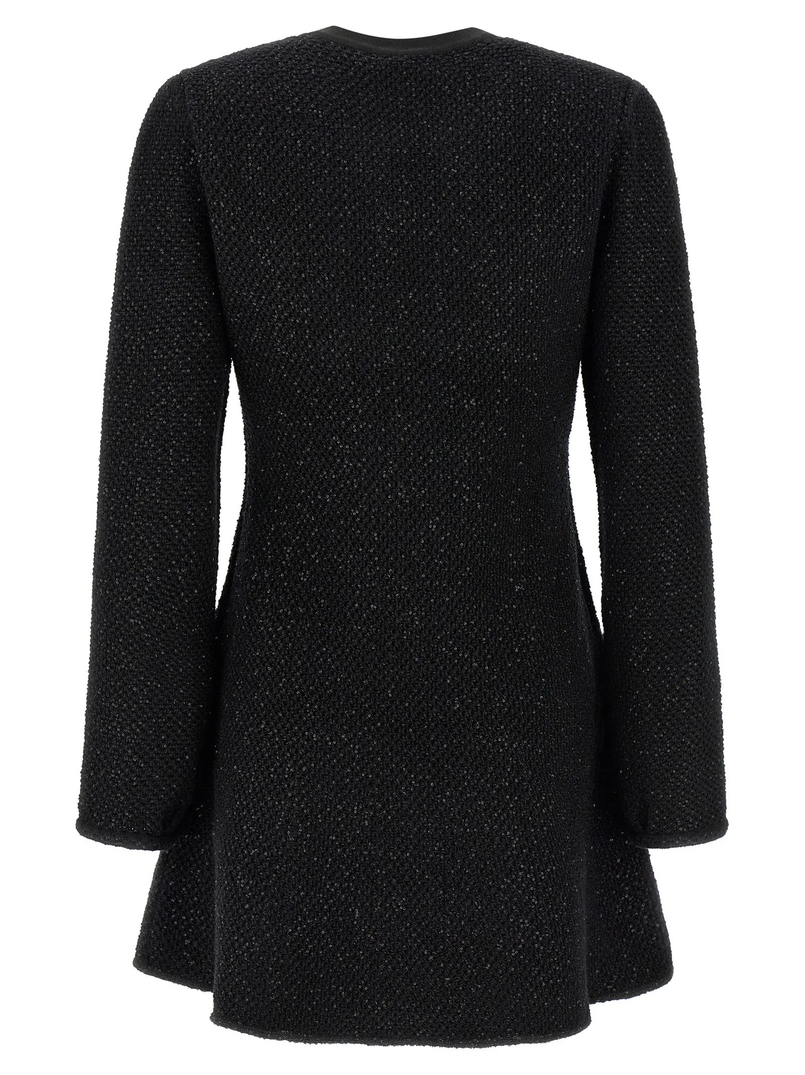 'Black Sequin Knit Mini' dress sold by Lord & Taylor product image thumbnail 2