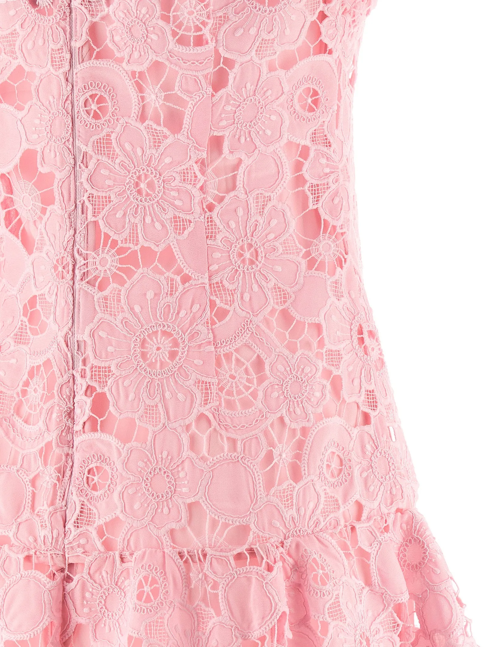 'Pink Lace collared' dress sold by Lord & Taylor product image thumbnail 4