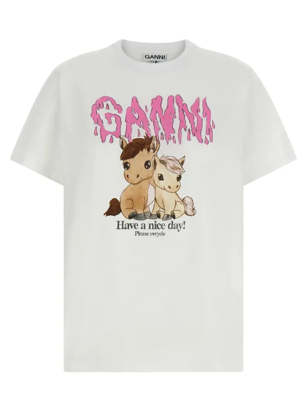 'Pony' T-shirt made by Ganni