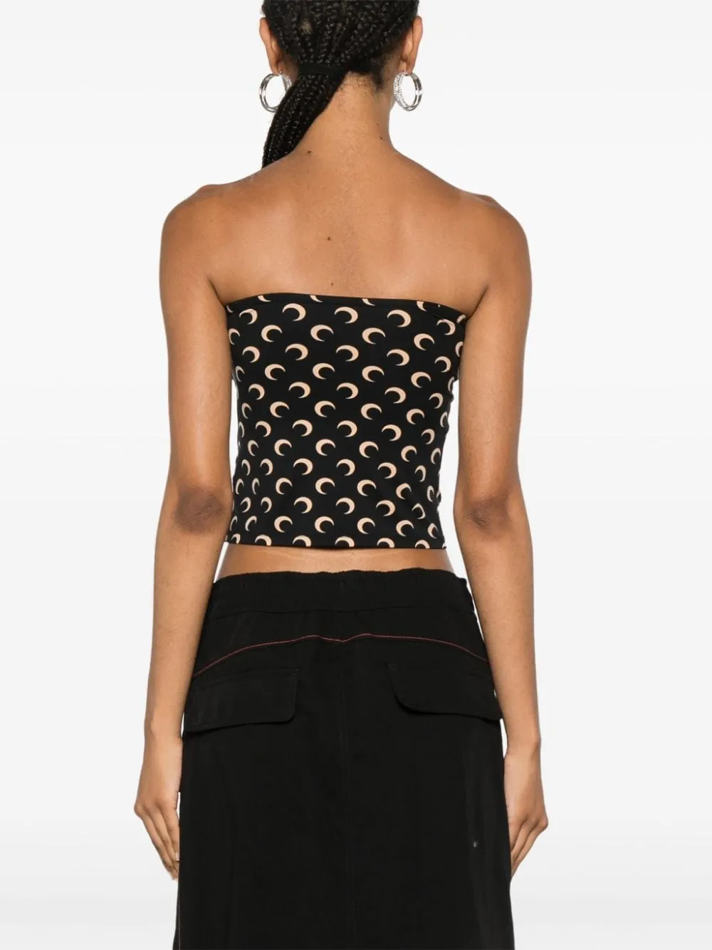MARINE SERRE RECYCLED MOON TUBE TOP sold by Lord & Taylor product image thumbnail 5