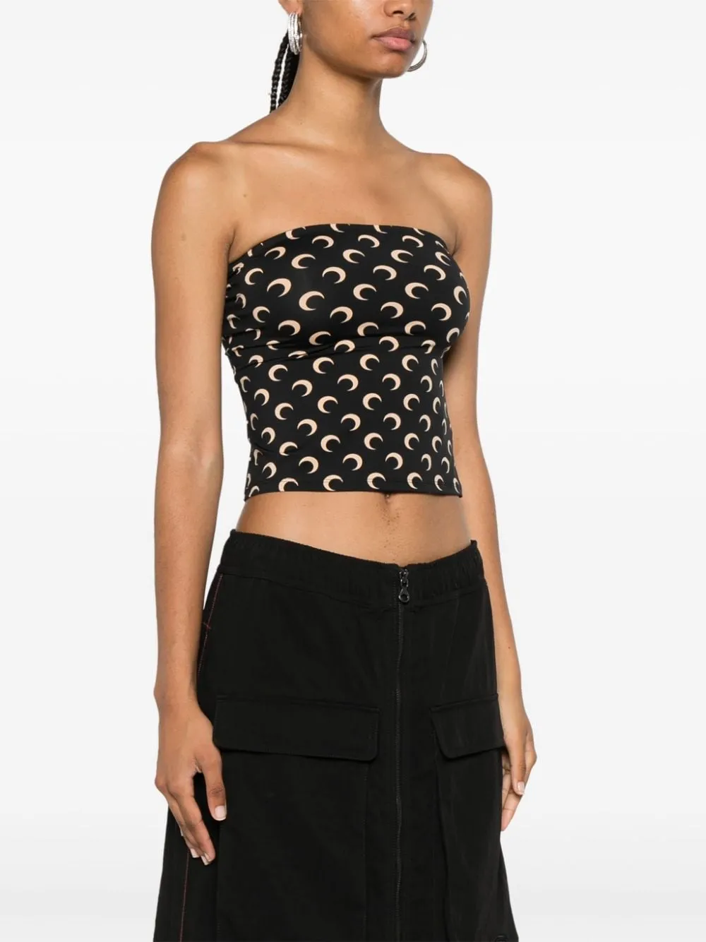 MARINE SERRE RECYCLED MOON TUBE TOP sold by Lord & Taylor product image thumbnail 3