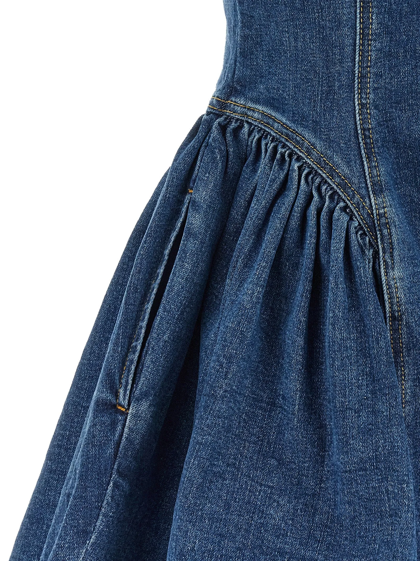 Denim mini dress sold by Lord & Taylor product image thumbnail 4