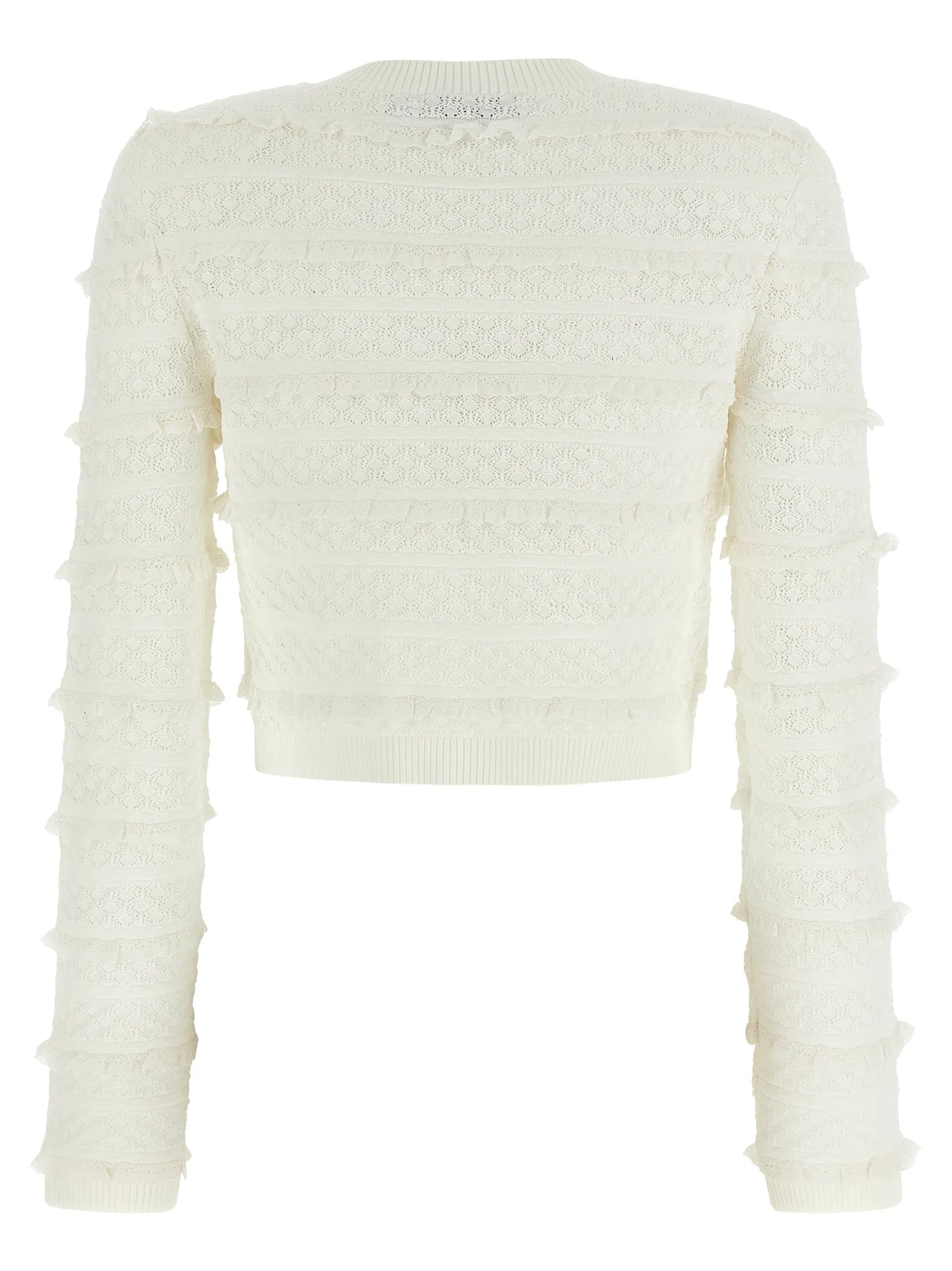 'Pointelle Diamante' cardigan sold by Lord & Taylor product image thumbnail 2