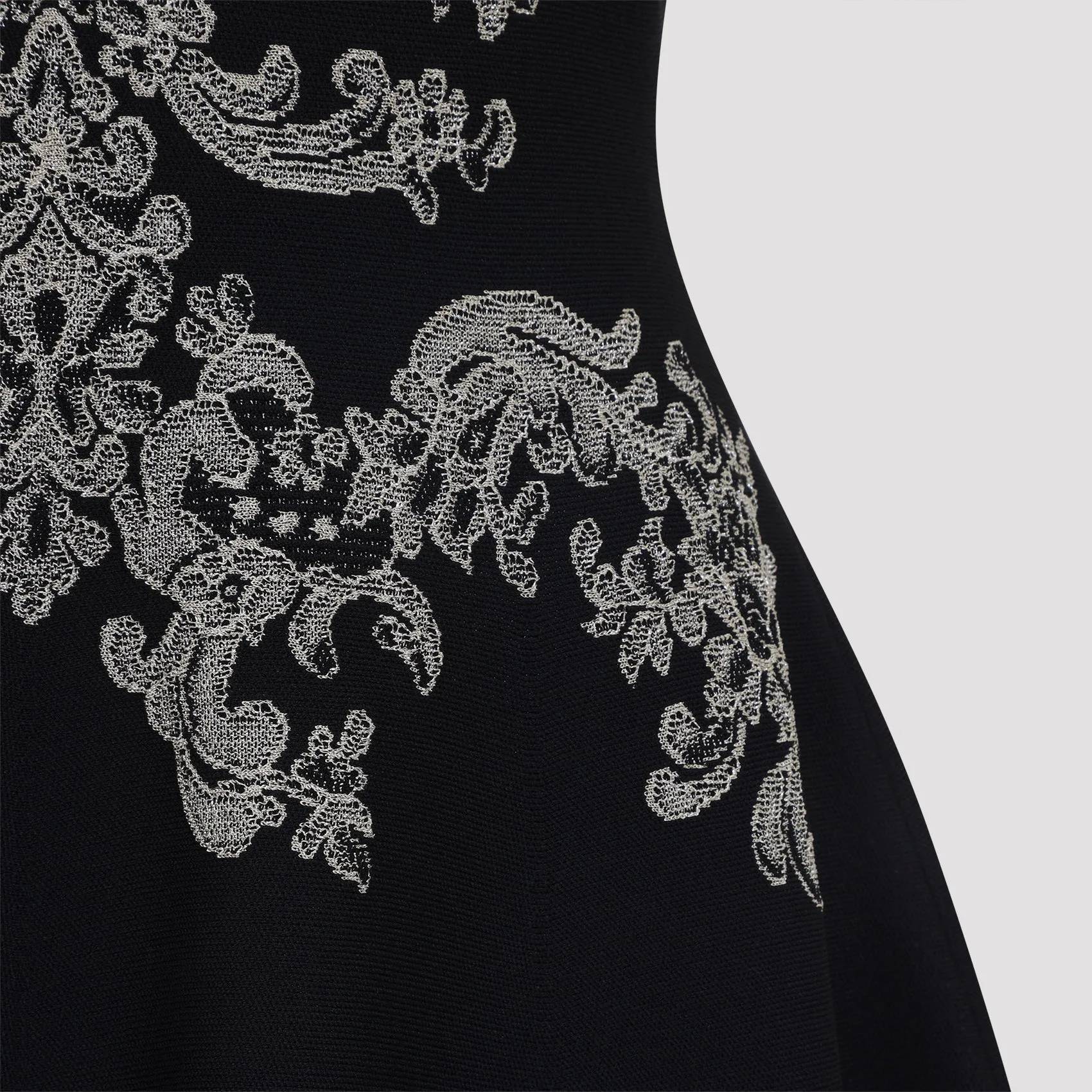 BLACK VISCOSE MINI DRESS sold by Lord & Taylor product image thumbnail 5