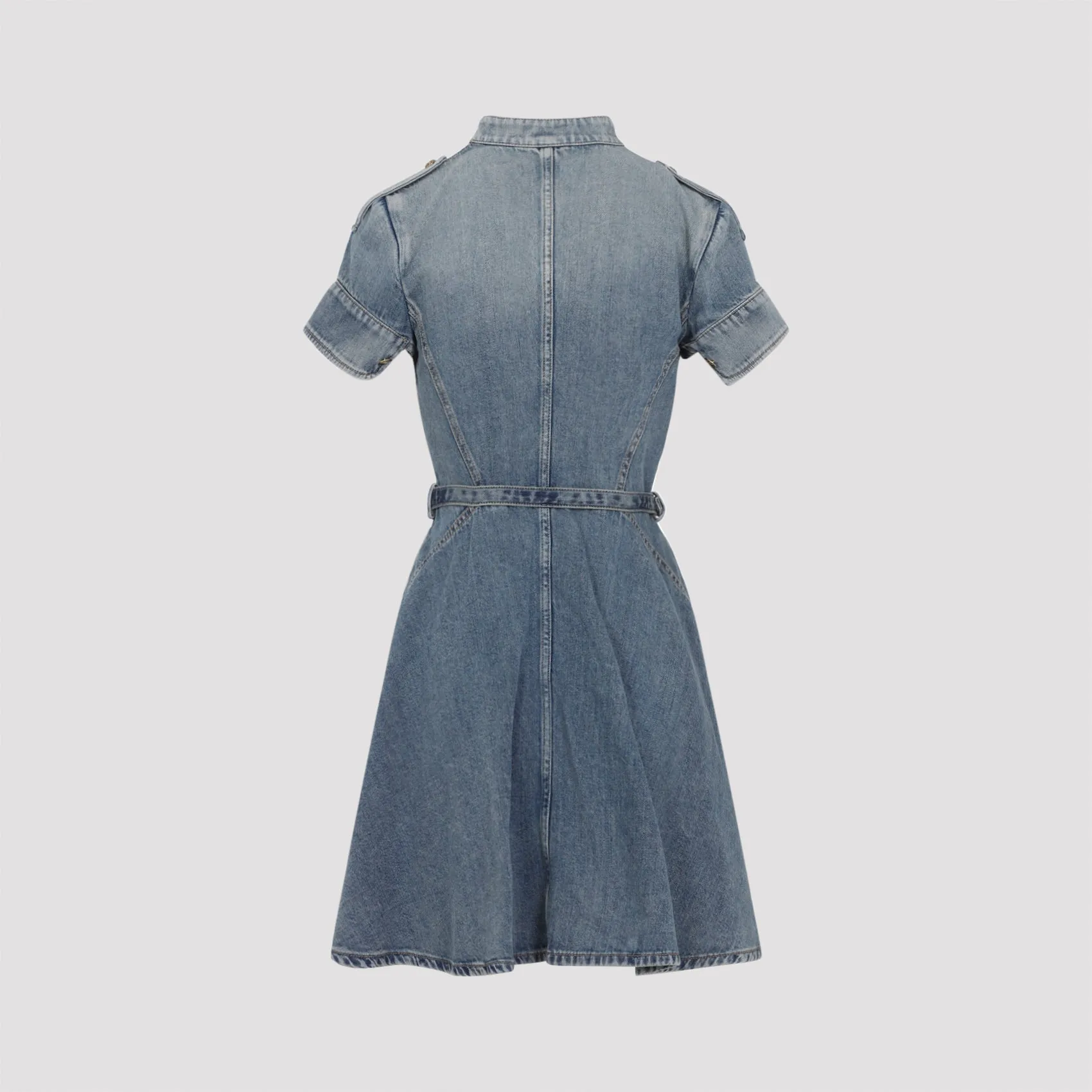 LIGHT BLUE DENIM MINI DRESS sold by Lord & Taylor product image thumbnail 3