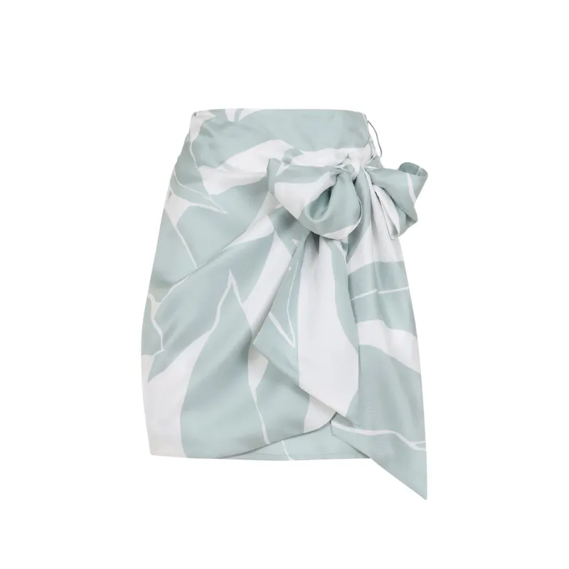 GREEN STRANO SILK MINI SKIRT sold by Lord & Taylor
