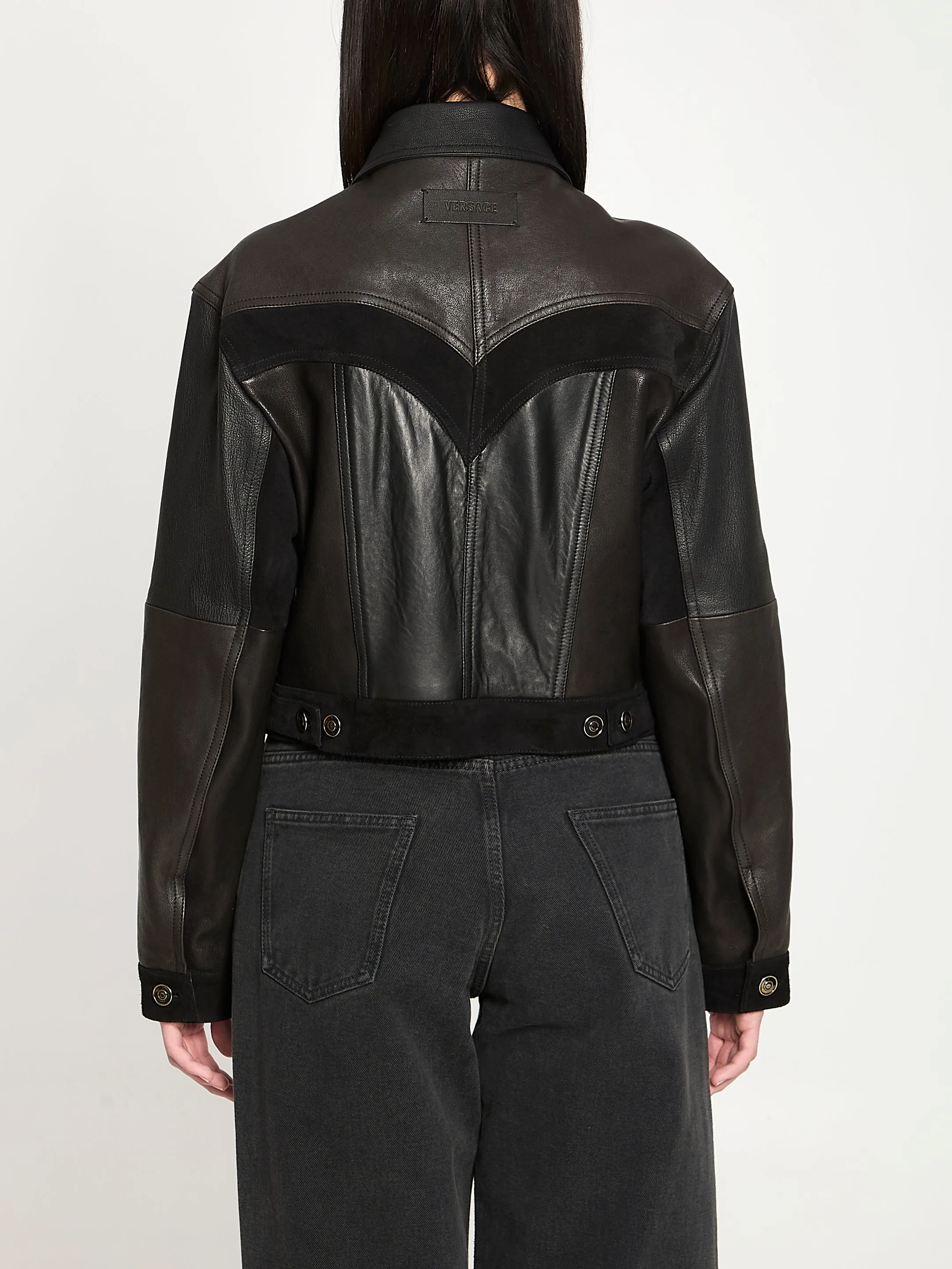 LEATHER JACKET sold by Lord & Taylor product image thumbnail 4