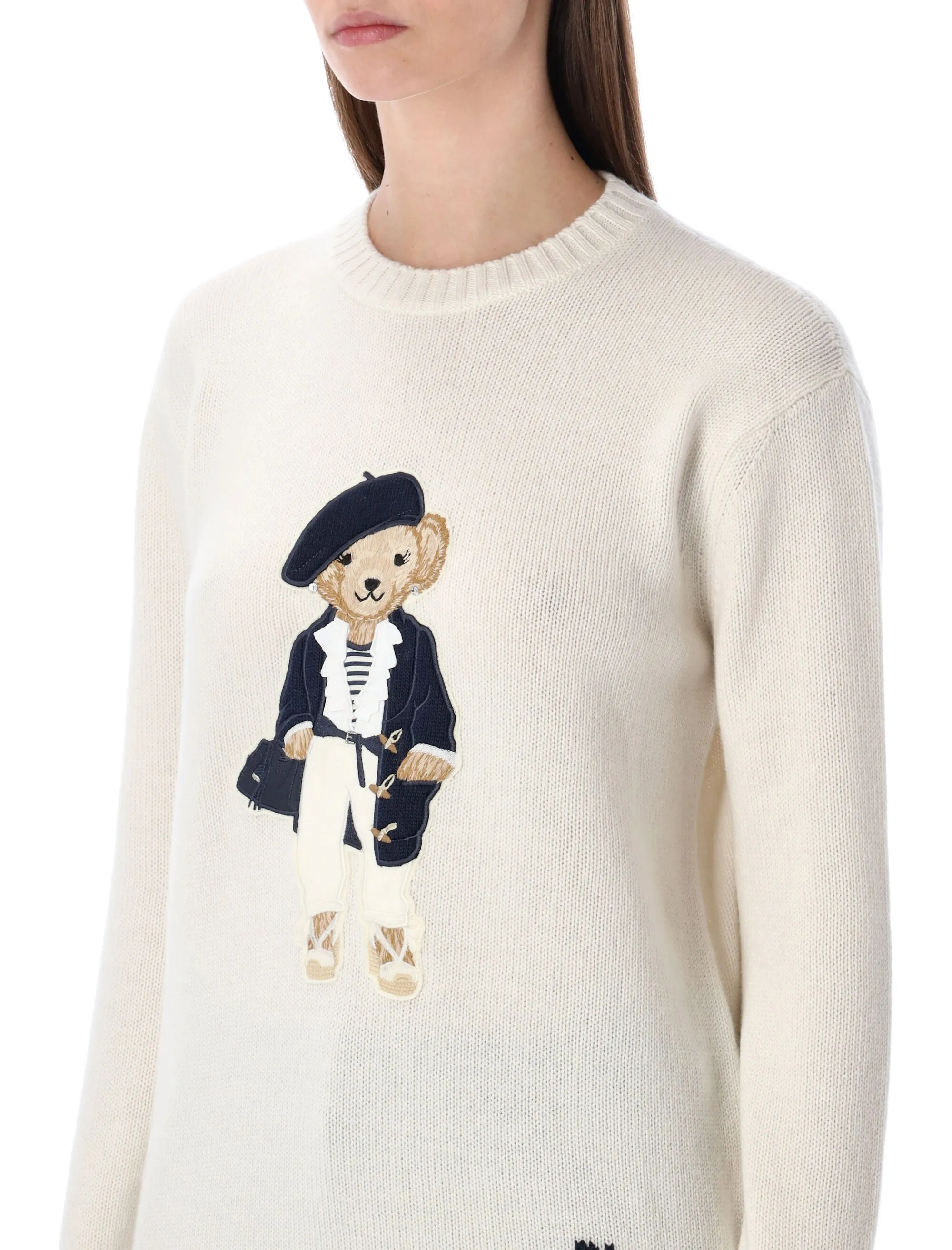 RALPH LAUREN CREWNECK POLO BEAR SWEATER sold by Lord & Taylor product image thumbnail 3